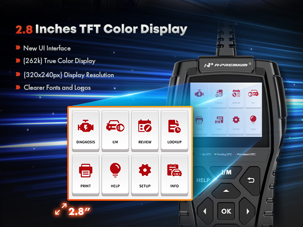 OBD2 Scanner Code Reader Diagnostic Tool