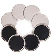 Ezprotekt 5 inch Reusable Large Furniture Sliders for Carpet, Round Large Carpet Furniture Moving...