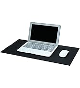 OFFIDIX Office Desk Mat,Desktop PU Leather Desk Pad Non-Slip Leather Protective Desk Pad Laptop M...