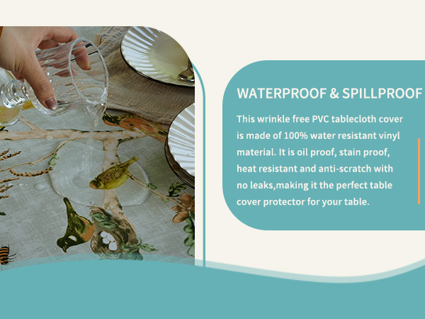 Waterproof & Spillproof