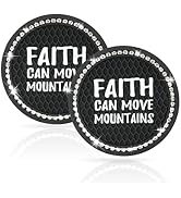 AOCISKA 2 Pack Bling Car Coasters,Universal Car Cup Holder Coaster,2.75 inch Silicone Anti Slip C...