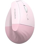 KYSONA EM18 Wireless Ergonomic Vertical Mouse, Ergo Design, Bluetooth Cordless Mouse for Medium/L...
