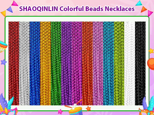 colorful beads necklaces