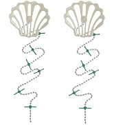 ?DrainWig Shower Drain Hair Catcher – Disposable White Ocean (2-Pack) – No-Touch Hair Removal for...