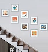 12x12 picture frames grey