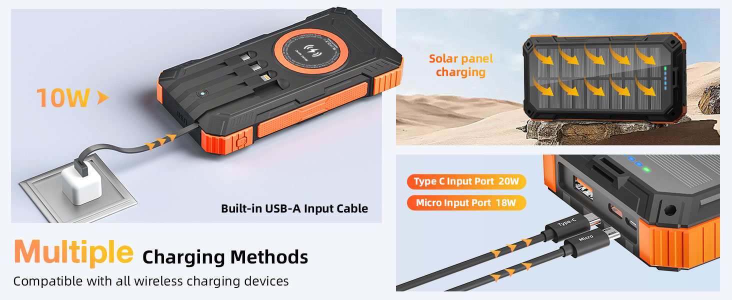 Multiple Charging Methods