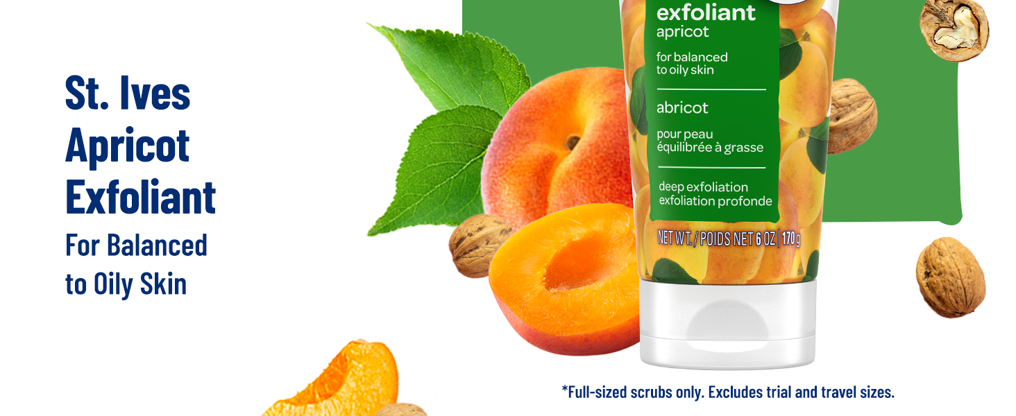 St Ives Apricot Exfoliant For Balanced to Oily Skin