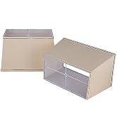 Ruiever T Shape Lampshades Set of 2, Natural Linen Top L13.78'' x W7.5''xBottom L15.75''xW9.45''*...
