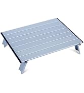 iClimb Ultralight Compact Mini Beach Picnic Folding Table with Carry Bag