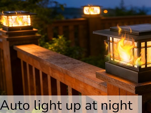 Solar Post Cap Lights