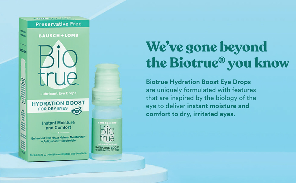 Biotrue Hydration Boost Drops for Dry Eyes