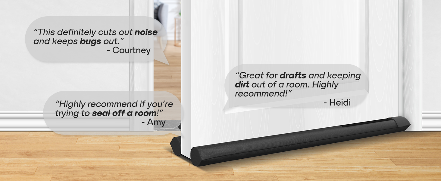 under door draft blocker for bottom of door