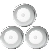 Motion Sensor Light Indoor, 3 Pack Cordless Battery Operated LED Step Night Light Wall Light Stic...