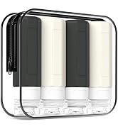 Redfly Travel Bottles for Toiletries, Tsa Approved 3oz Travel Size Containers, Leak Proof Travel ...