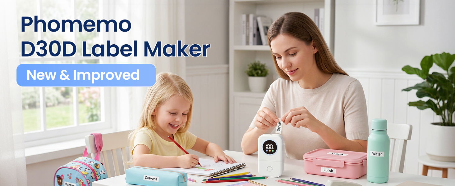 Phomemo D30D Label Maker New improved