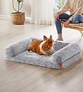 Feandrea Dog Bed, Orthopaedic Dog Sofa Bed for Medium Dogs, Waterproof Ped Bed with Removable Was...