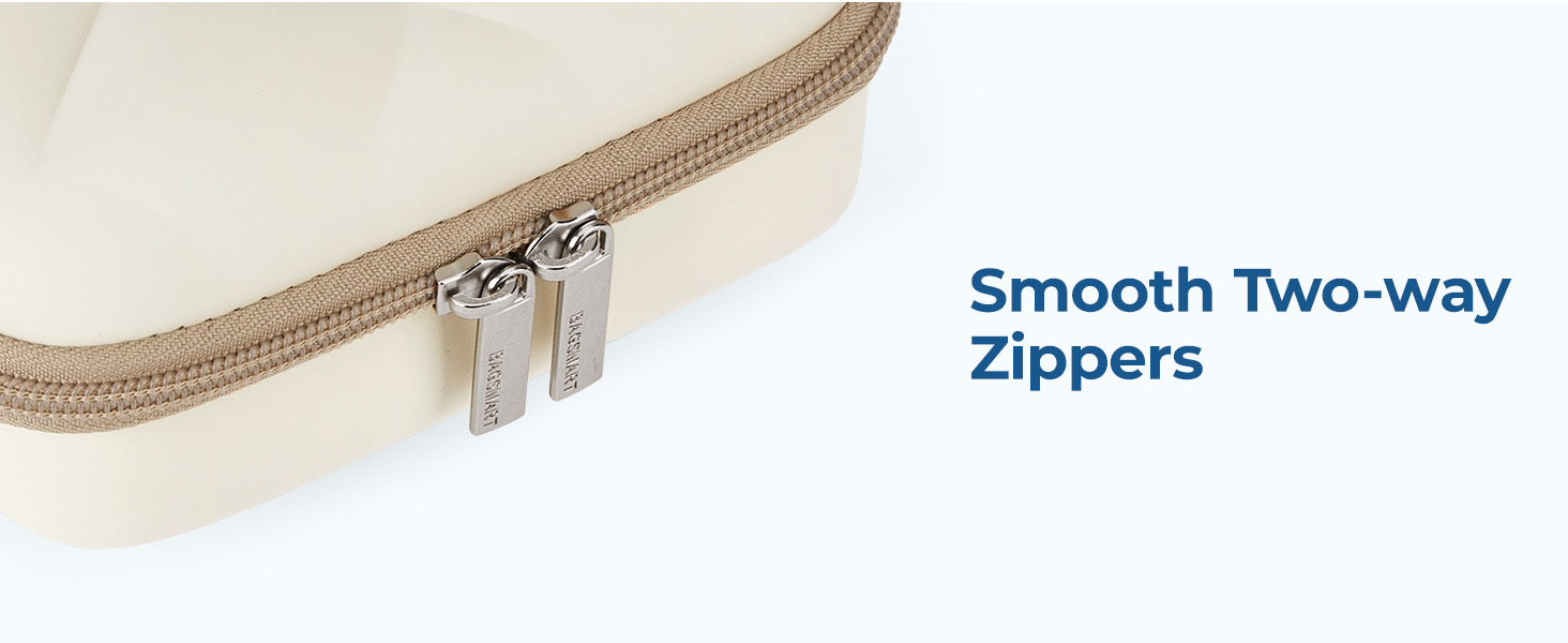 Smooth Two-way Zippers