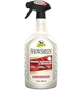 Absorbine ShowSheen Hair Polish & Detangler 32oz Spray Bottle, Horse and Dog Coat, Mane and Tail,...
