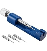 WOCCI Metal Link Watch Band Removal Tool for Watchmakers, Straight Pin Remover, Strap Length Adju...