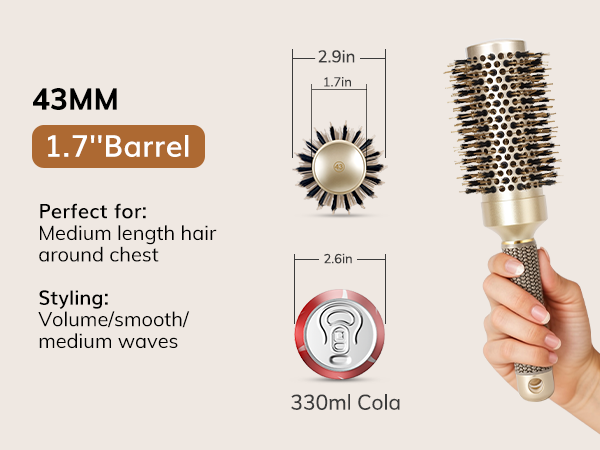 round brush for blow out