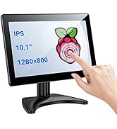 Eyoyo 10 inch Touchscreen Monitor, Raspi Touch Screen, Small VGA AV HDMI Monitor, Portable IPS Di...