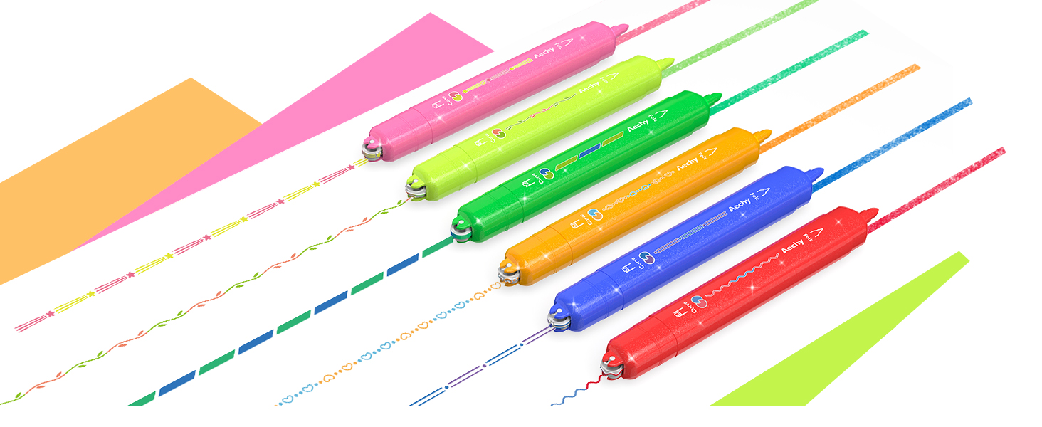glitter markers for writing