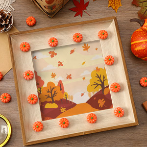JUNEBRUSHS Artificial Pumpkins