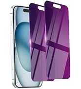 Ifaeveus 2 Pack Privacy Screen Protector for iPhone 15 Plus Tempered Glass 6.7inch Private Glass ...