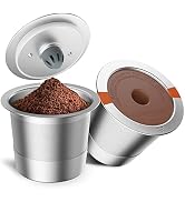 RETHONE Reusable K Cups Coffee Filter, Stainless Steel K Cup Reusable Coffee Pods Filters for Keu...