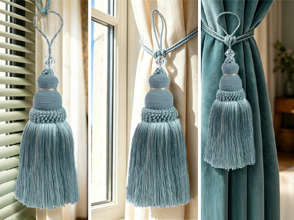 curtain tiebacks tassel keychain curtain trim