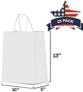 white paper gift bags with handles