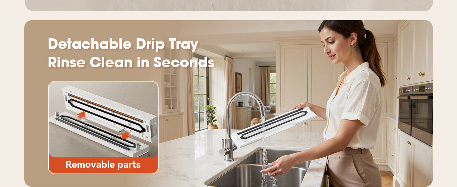Compact Design, Easy to Store & Clean