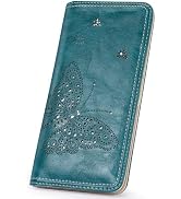 KITEVIUN RFID Wallet Women Ultra Slim Thin Womens Wallet Compact Clutch Long Ladies Wallet for Wo...