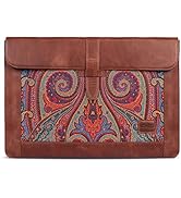 Londo Top Grain Leather Macbook Bag Laptop Sleeve for MacBook Pro and MacBook Air Case - 14 Inch ...