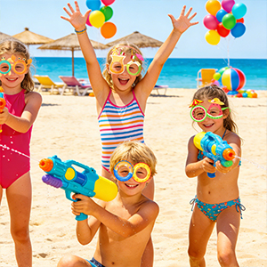 ocean line luau party sunglasses