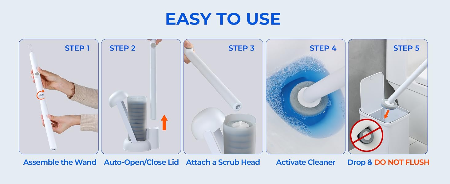 toilet bowl cleaner wand