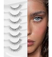 Onlyall Natural Lashes False Eyelashes Natural Eyelashes False Lashes Natural Look Fake Lashes 12...