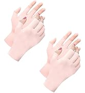 spacepower UV Gloves for Nails: UPF 50+ Anti UV Gloves for Gel Nail Lamp, Protection Gloves for M...