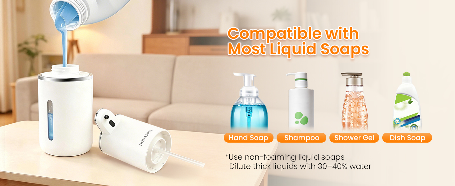DONASIRA Touchless Automatic Liquid Soap Dispenser