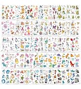 Zhtulck Tattoos for Kids, 800+ Mixed Styles Temporary Tattoo kids Set, Temporary Tattoo Cute Fake...