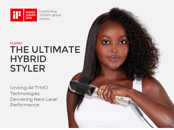 TYMO Flat Iron Hair Straightener Brush