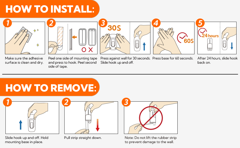 hooks for walls no damage