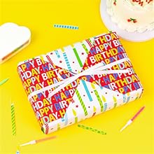 birthday wrapping paper