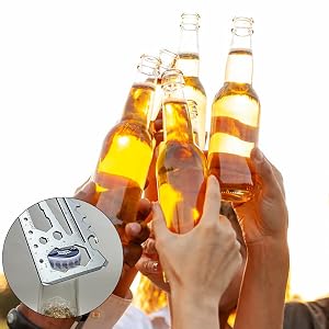Steel rule bottle opener