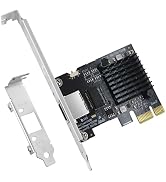 5Gb PCIe Network Card, 5G Base-T PCI Express Ethernet Adapter with RTL8126, Support WOL, RJ45 LAN...