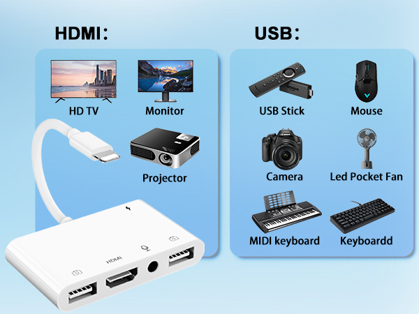 usb lightning adapter