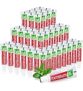 Travel Size Mini 0.176 oz Toothpaste Bulk, Disposable Mint Flavor Pocket Teeth Paste Small Essent...