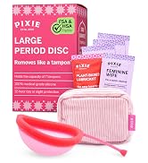 Pixie Menstrual Disc for Feminine Care - Ranked 1 for Best Tampon Alternative Period Disc - 100% ...