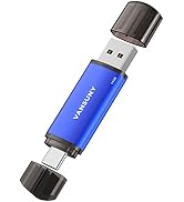 Vansuny 64GB USB Type-C Flash Drive 2-in-1 Dual Flash Drive USB A + USB C OTG Flash Drive for And...