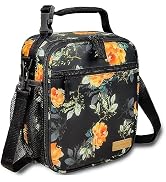 SIBOFUEGO Insulated lunch Box for Men Women - Cute Reusable Lunch Bag for Adult, Small Lunchbox w...